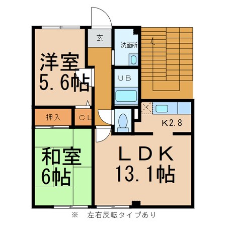 フォブール古川の物件間取画像